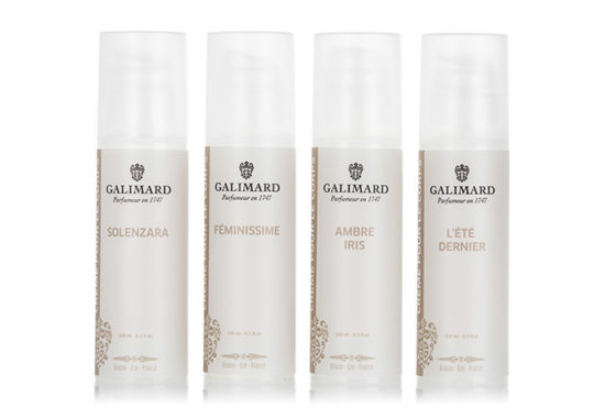 Crèmes pour le corps parfumées : Solenzara, Féminissime, Ambre Iris, l'été dernier Galimard