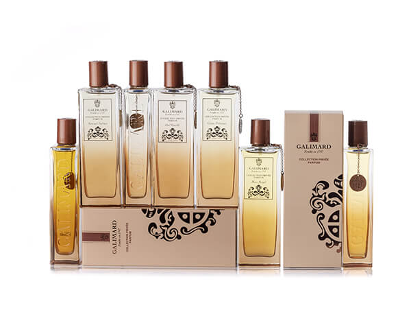 Gamme mixte de parfum de la Collection Privée Galimard