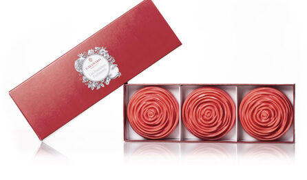 Coffret 3 savons "Les Fontaines Parfumées" à la fleur de grenadier Galimard
