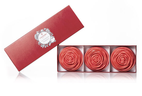 Coffret 3 savons "Les Fontaines Parfumées" à la fleur de grenadier Galimard