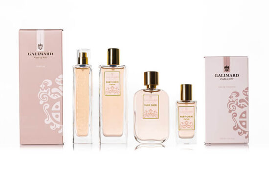 Gamme de parfum femme Ruby Chéri : Eau de Toilette, Eau de Parfum, Parfum