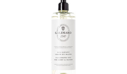 Gel lavant corps et mains de la gamme 1747 de la parfumerie grassoise Galimard