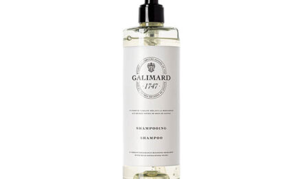 Shampoing de la gamme 1747 de la parfumerie grassoise Galimard